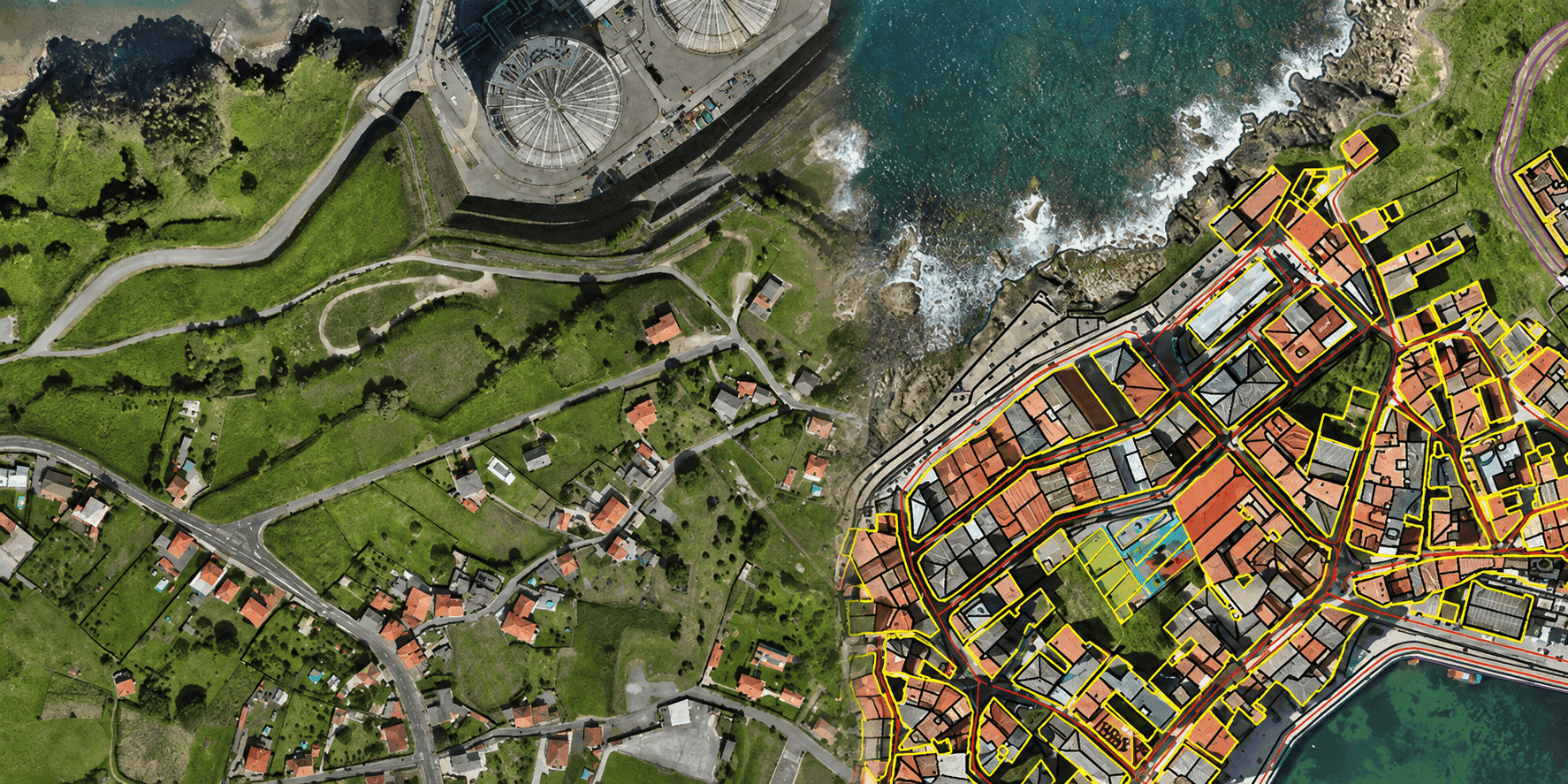 GIS data digitization and database creation