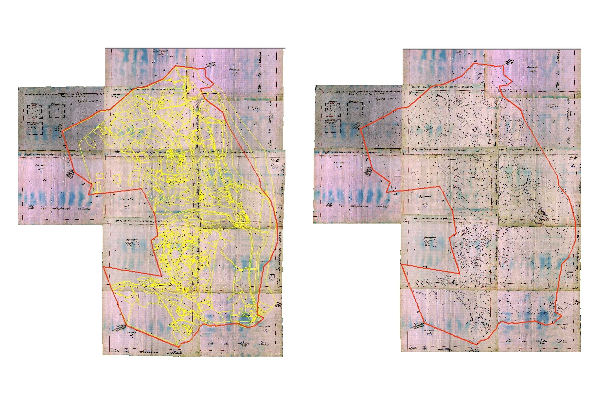 Topo Sheet and Cadastral Digitization: 